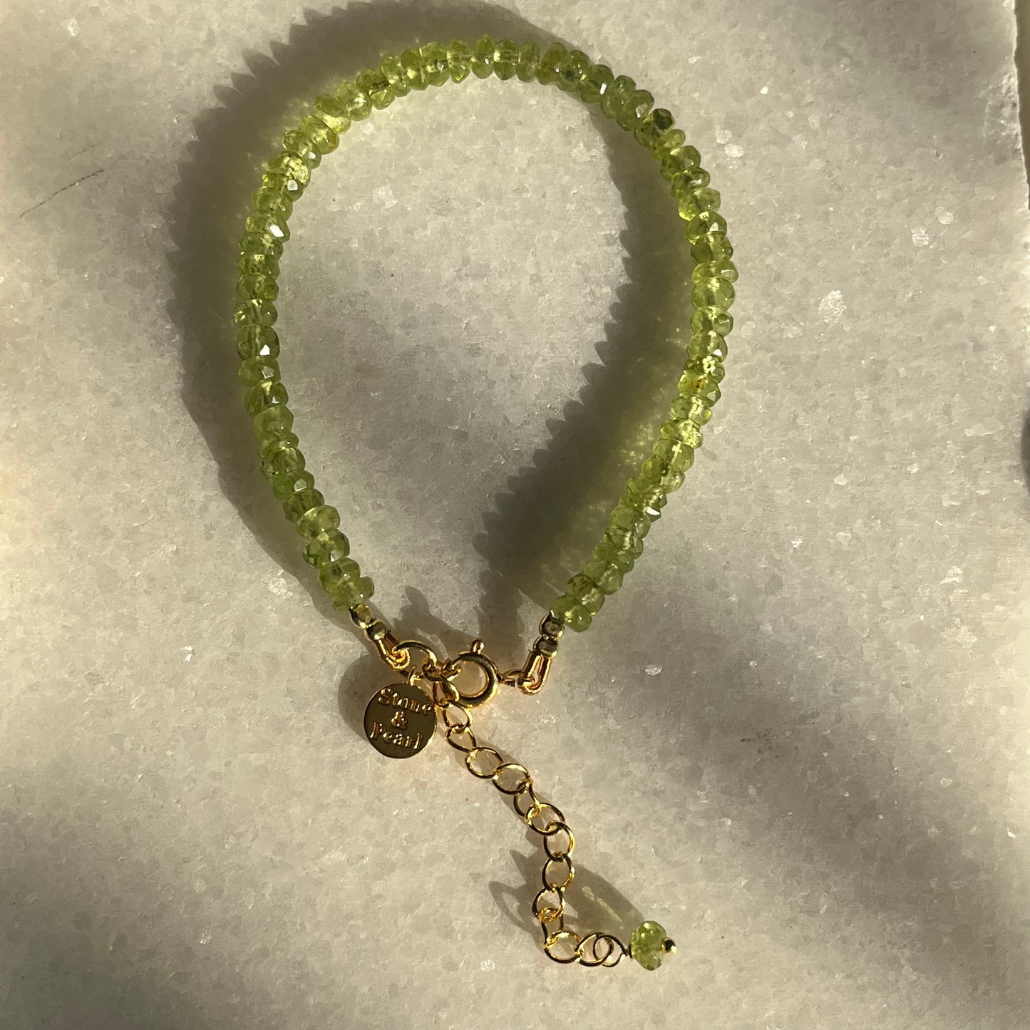 Peridot Beaded Bracelet
