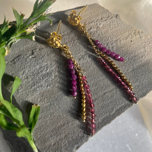 Rosé Stud Earrings