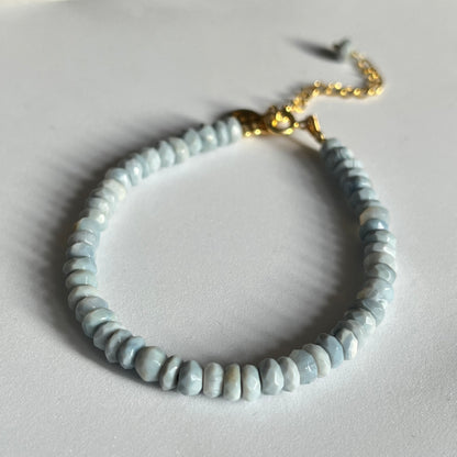 Blue Opal Beaded Bracelet