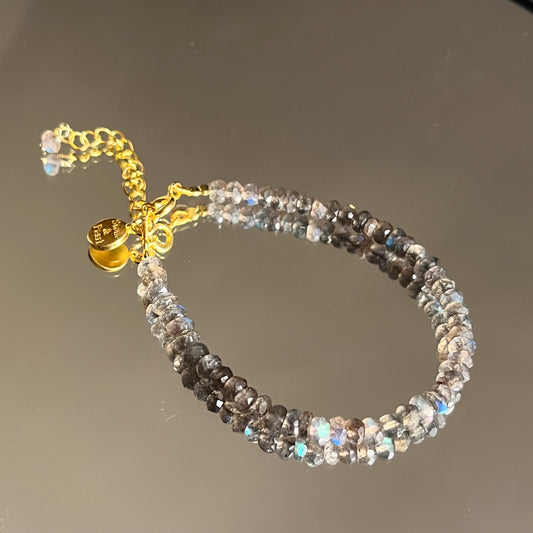 Labradorite Beaded Bracelet