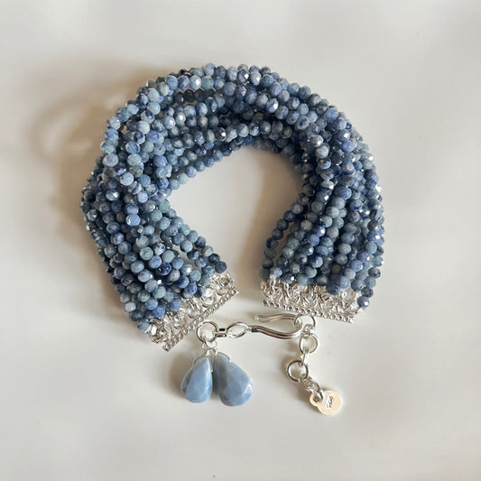 Sodalite Multi-Strand Beaded Bracelet