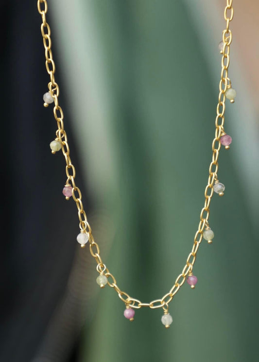 Dainty Tourmaline Necklace