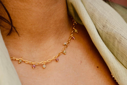 Dainty Tourmaline Necklace