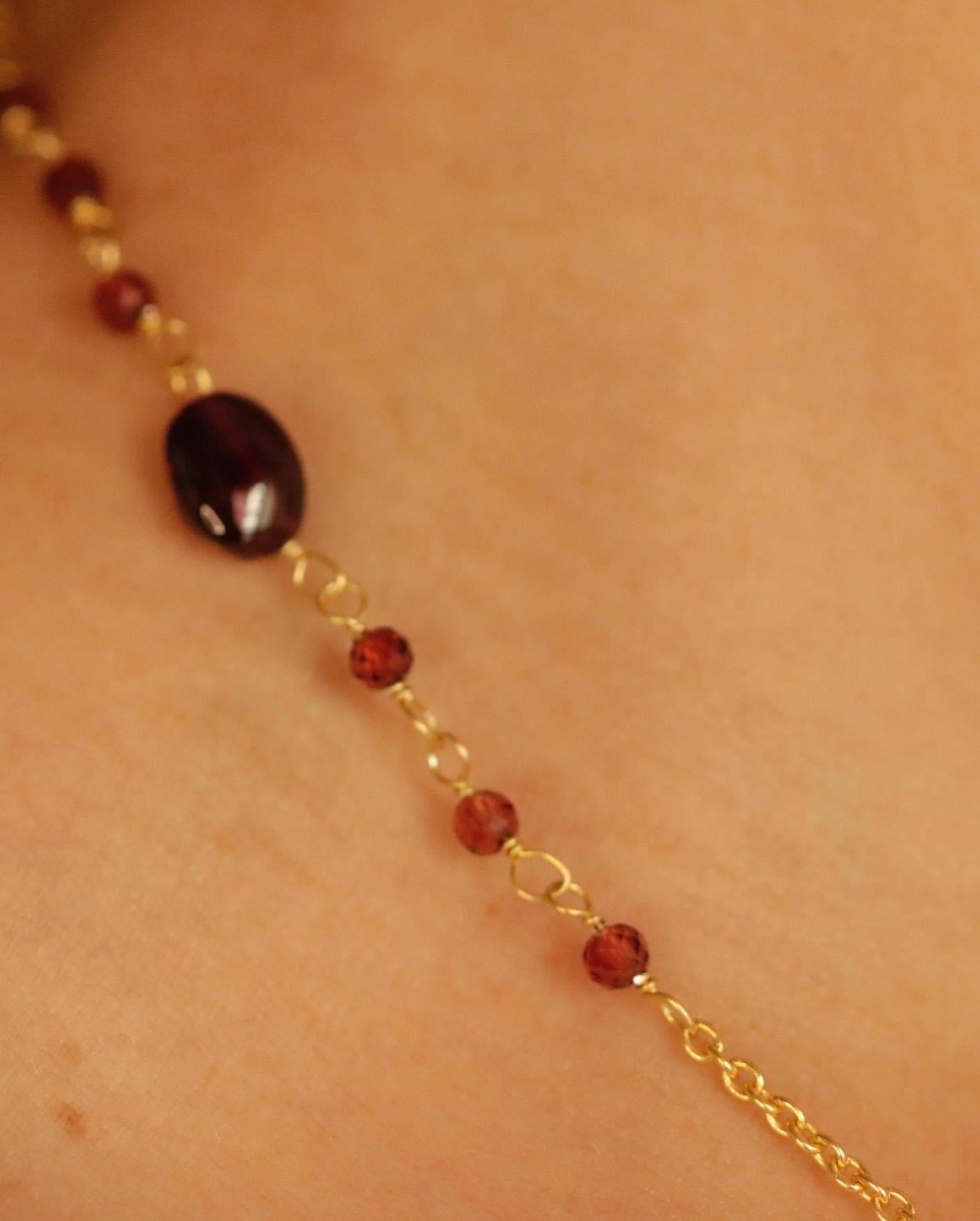 Lady In Red Necklace