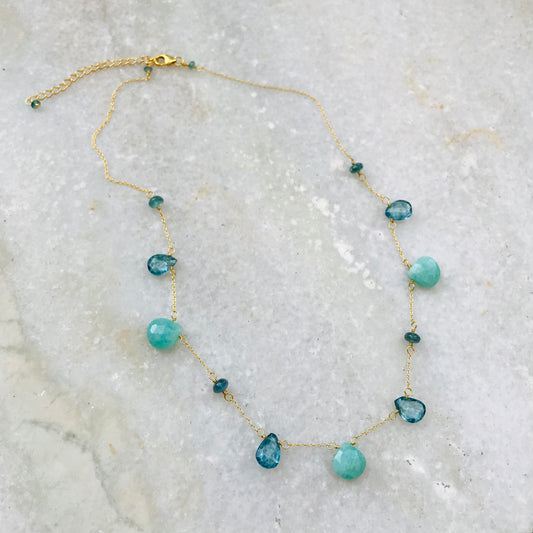 Icy Blue Necklace