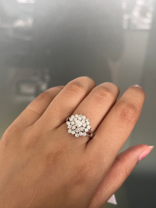 18K Gold Diamond Ring