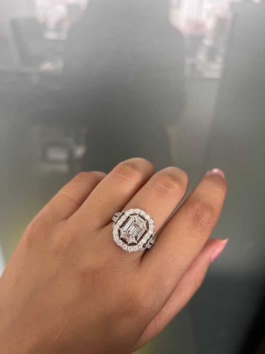 18K Gold Diamond Ring