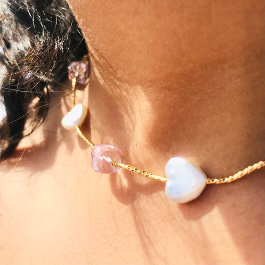 Lilac Love Necklace
