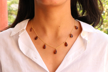 Beer Quartz Necklace
