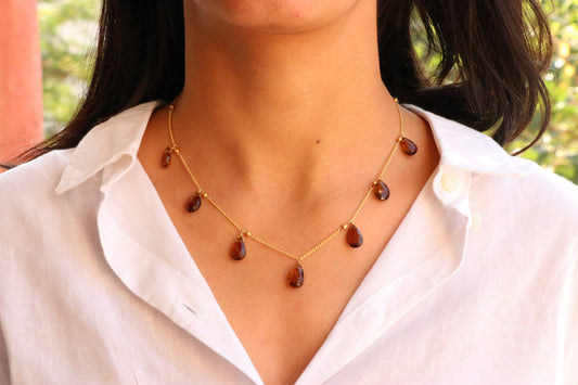 Beer Quartz Necklace