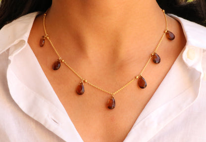Beer Quartz Necklace