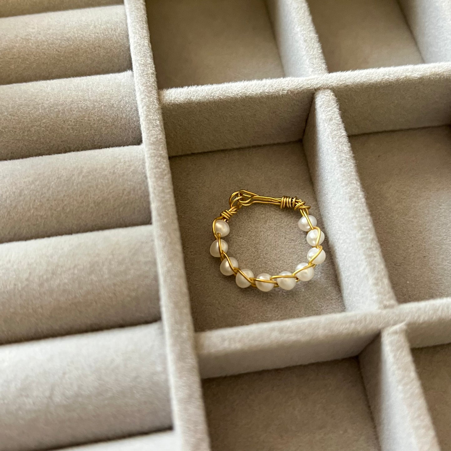Pearl Braided Ring