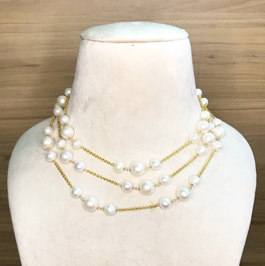 Pearl Layered Necklace