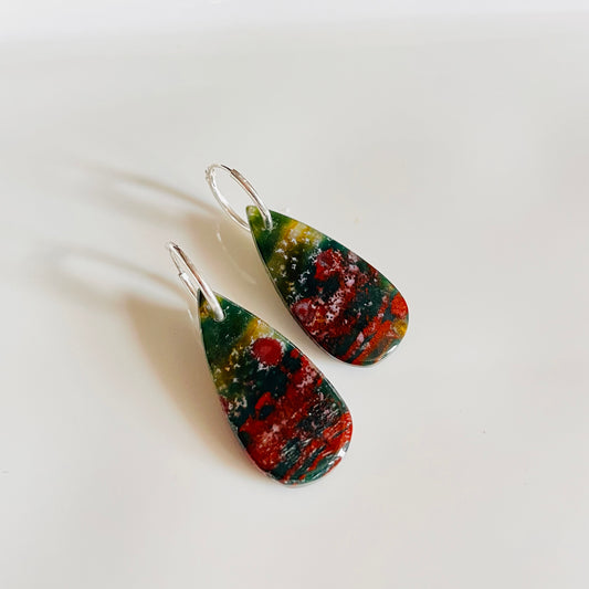 Bloodstone Earrings