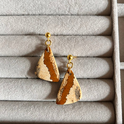 Picture Jasper Earrings