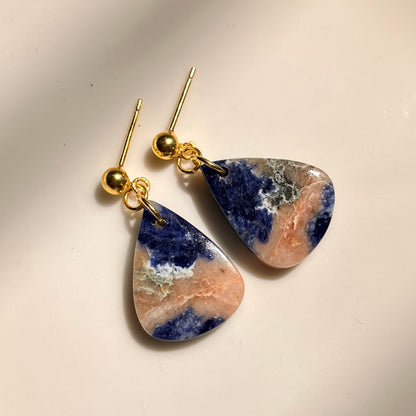 Sunset Sodalite Earrings