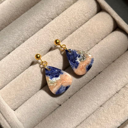 Sunset Sodalite Earrings