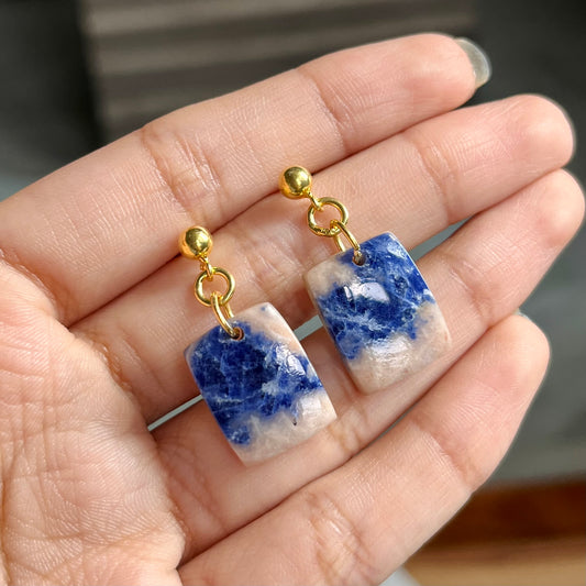 Sunset Sodalite Earrings