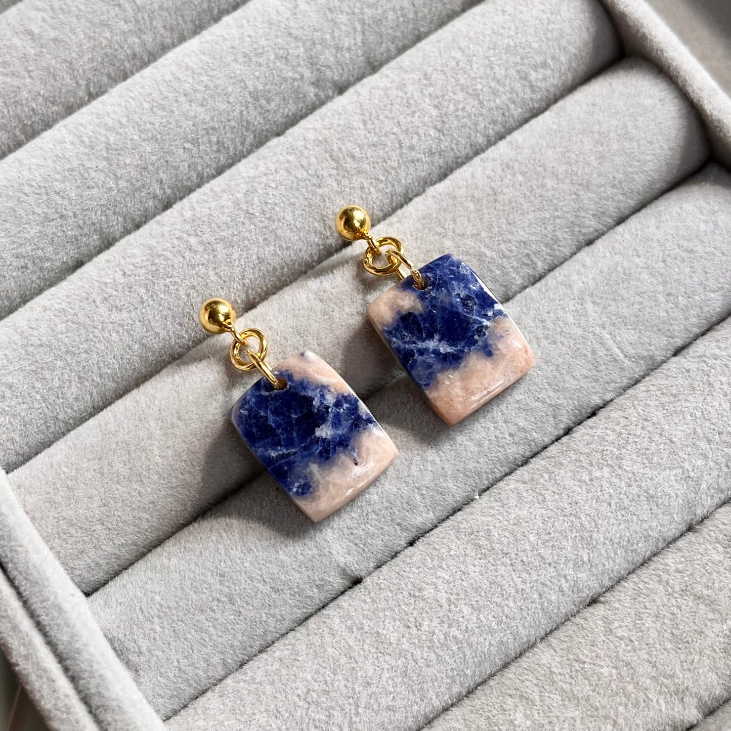 Sunset Sodalite Earrings