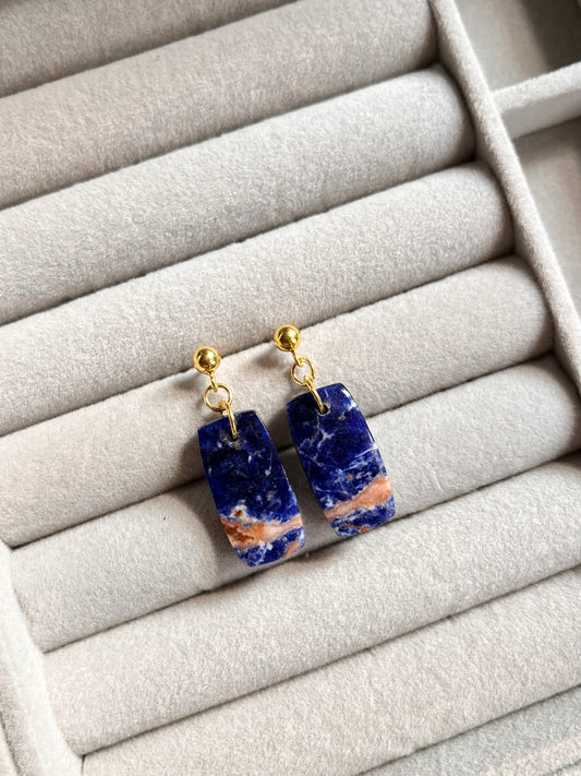 Sunset Sodalite Earrings