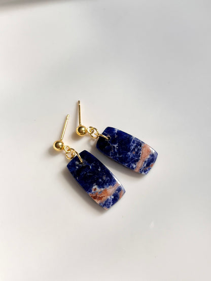 Sunset Sodalite Earrings