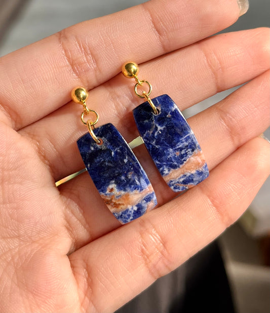 Sunset Sodalite Earrings