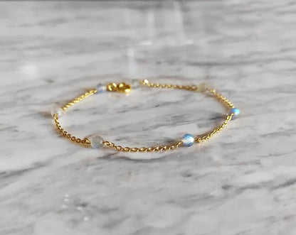 Labradorite Chain Bracelet