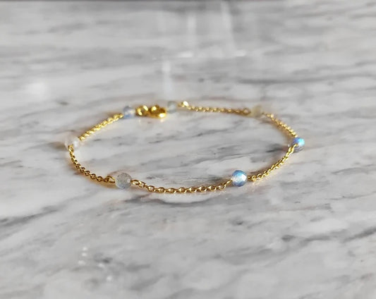 Labradorite Chain Bracelet