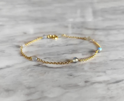 Labradorite Chain Bracelet