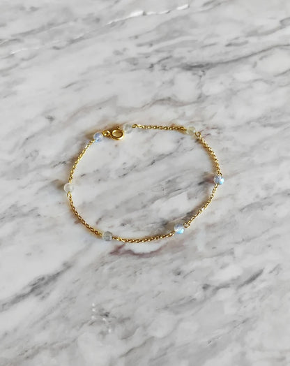 Labradorite Chain Bracelet
