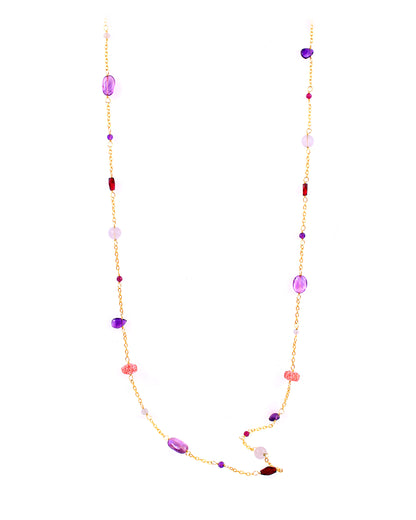 Iris Floating Long Necklace