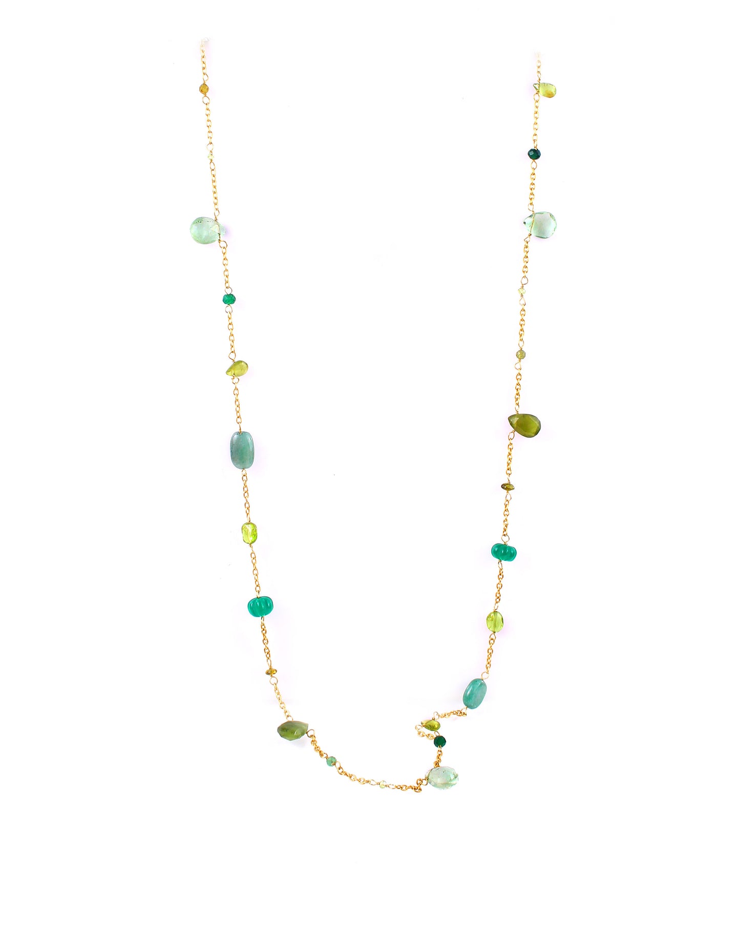 Tree Floating Long Necklace