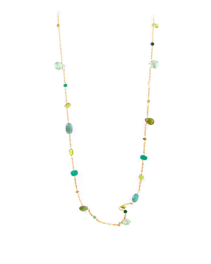 Tree Floating Long Necklace