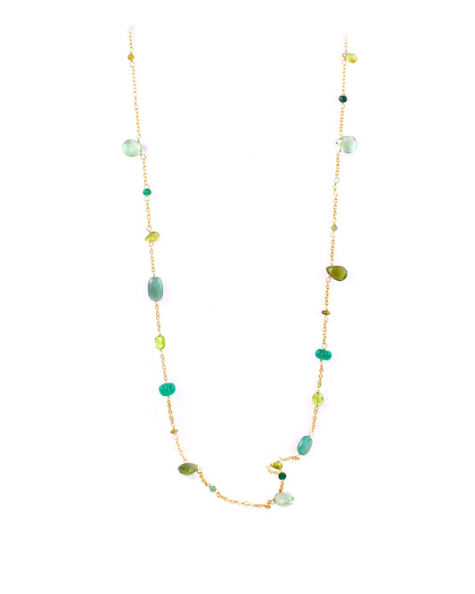 Tree Floating Long Necklace