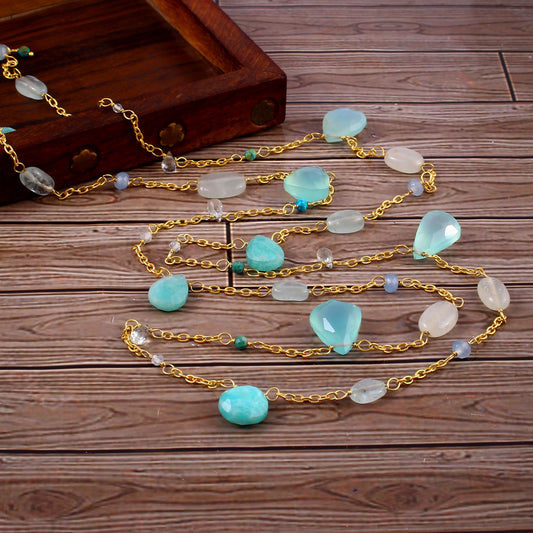 Aloe Floating Long Necklace