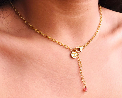 Dainty Tourmaline Necklace
