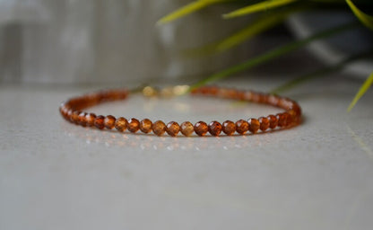 Carnelian Beaded Bracelet
