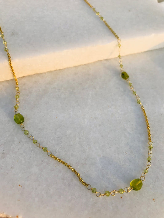Green Light Necklace