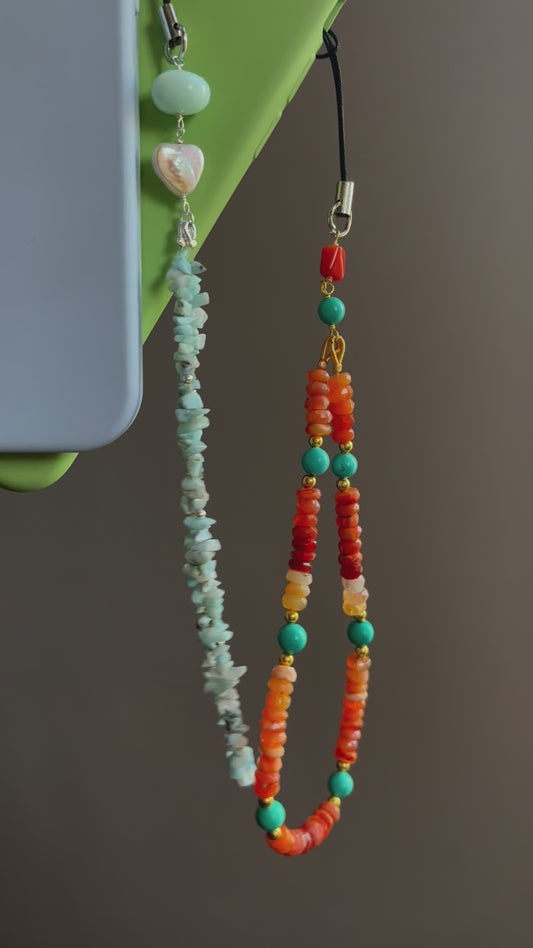Poppy Phone/Bag Charm/Wristlet