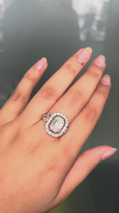 18K Gold Diamond Ring