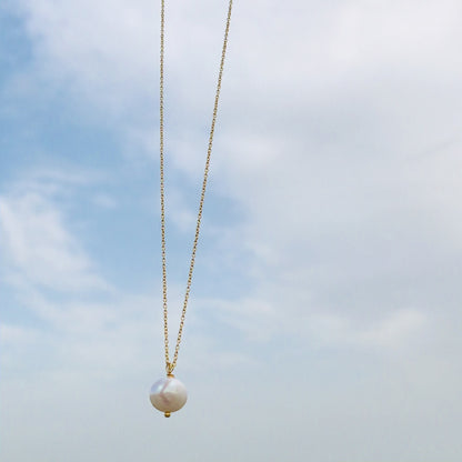 Mini Pearl Pendant Necklace